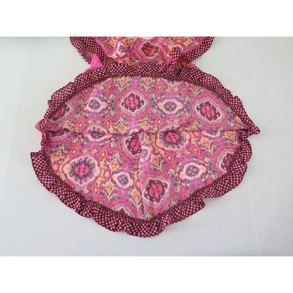 Victoria's Secret Women's Sz M/L Pink Multi Babydoll Racerback Tank Nightie - Picture 7 of 10